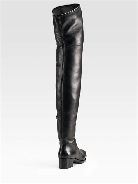 prada ankle rain boot|thigh high prada boots.